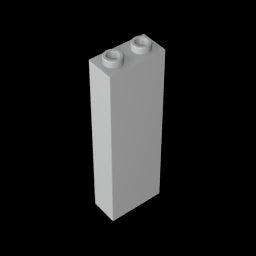 GDS-740 - Brick 1 x 2 x 5 without Side Supports