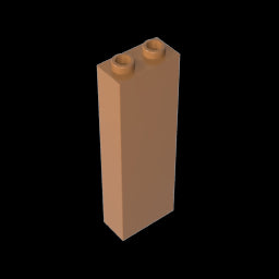 GDS-740 - Brick 1 x 2 x 5 without Side Supports