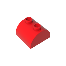 GDS-741 - Brick Curved 2 x 2 with Two Top Studs
