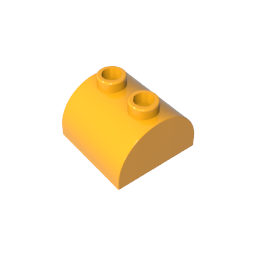 GDS-741 - Brick Curved 2 x 2 with Two Top Studs
