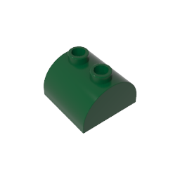GDS-741 - Brick Curved 2 x 2 with Two Top Studs