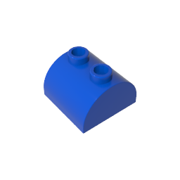 GDS-741 - Brick Curved 2 x 2 with Two Top Studs