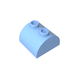 GDS-741 - Brick Curved 2 x 2 with Two Top Studs