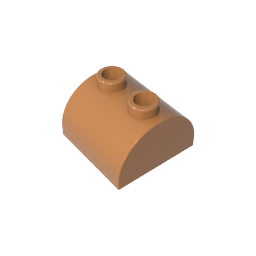 GDS-741 - Brick Curved 2 x 2 with Two Top Studs