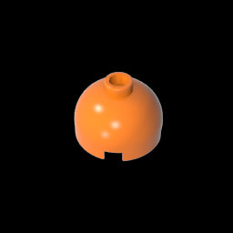 GDS-742 - Brick Round 2 x 2 Dome Top - Blocked Open Stud without Bottom Axle Holder