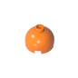 GDS-742 - Brick Round 2 x 2 Dome Top - Blocked Open Stud without Bottom Axle Holder