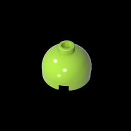 GDS-742 - Brick Round 2 x 2 Dome Top - Blocked Open Stud without Bottom Axle Holder