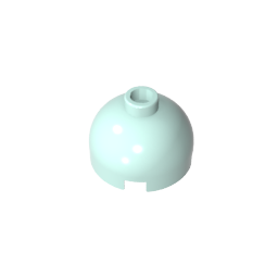 GDS-742 - Brick Round 2 x 2 Dome Top - Blocked Open Stud without Bottom Axle Holder