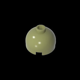 GDS-742 - Brick Round 2 x 2 Dome Top - Blocked Open Stud without Bottom Axle Holder