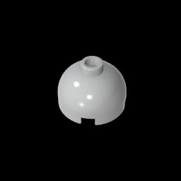 GDS-742 - Brick Round 2 x 2 Dome Top - Blocked Open Stud without Bottom Axle Holder
