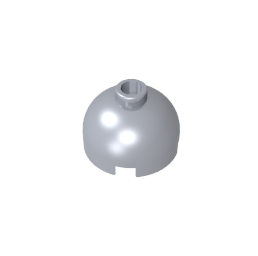 GDS-742 - Brick Round 2 x 2 Dome Top - Blocked Open Stud without Bottom Axle Holder