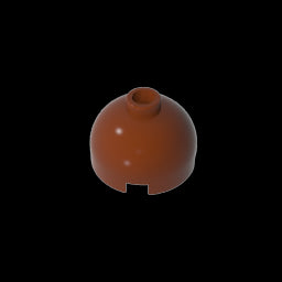 GDS-742 - Brick Round 2 x 2 Dome Top - Blocked Open Stud without Bottom Axle Holder