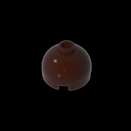 GDS-742 - Brick Round 2 x 2 Dome Top - Blocked Open Stud without Bottom Axle Holder