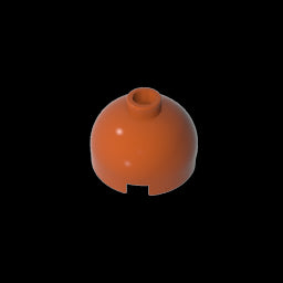 GDS-742 - Brick Round 2 x 2 Dome Top - Blocked Open Stud without Bottom Axle Holder
