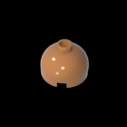 GDS-742 - Brick Round 2 x 2 Dome Top - Blocked Open Stud without Bottom Axle Holder