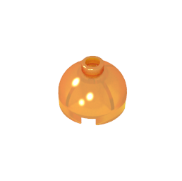 GDS-742 - Brick Round 2 x 2 Dome Top - Blocked Open Stud without Bottom Axle Holder