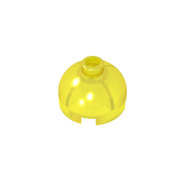 GDS-742 - Brick Round 2 x 2 Dome Top - Blocked Open Stud without Bottom Axle Holder