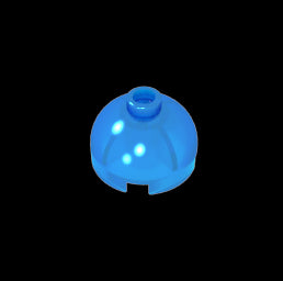 GDS-742 - Brick Round 2 x 2 Dome Top - Blocked Open Stud without Bottom Axle Holder