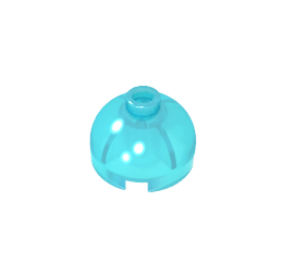 GDS-742 - Brick Round 2 x 2 Dome Top - Blocked Open Stud without Bottom Axle Holder