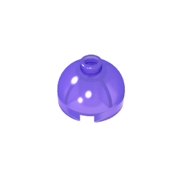 GDS-742 - Brick Round 2 x 2 Dome Top - Blocked Open Stud without Bottom Axle Holder