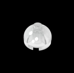 GDS-742 - Brick Round 2 x 2 Dome Top - Blocked Open Stud without Bottom Axle Holder