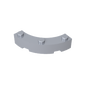 GDS-743 - Brick Round Corner 4 x 4 Macaroni Wide with 3 Studs