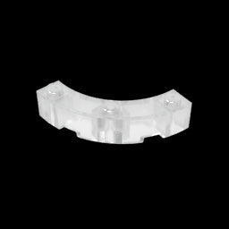 GDS-743 - Brick Round Corner 4 x 4 Macaroni Wide with 3 Studs