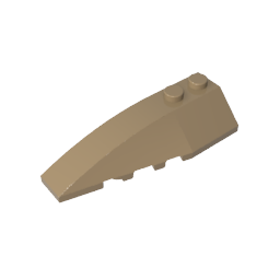 GDS-744 - Wedge Curved 6 x 2 Left
