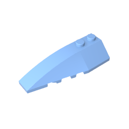 GDS-744 - Wedge Curved 6 x 2 Left
