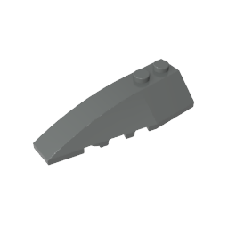GDS-744 - Wedge Curved 6 x 2 Left