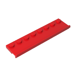 GDS-747 - Plate Special 2 x 8 with Door Rail