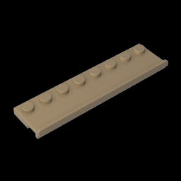 GDS-747 - Plate Special 2 x 8 with Door Rail