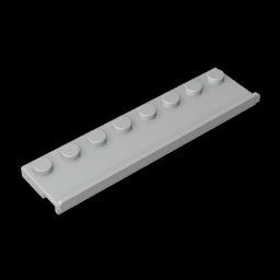 GDS-747 - Plate Special 2 x 8 with Door Rail