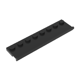 GDS-747 - Plate Special 2 x 8 with Door Rail