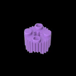 GDS-748 - Brick Round 2 x 2 [Grill]