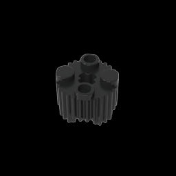 GDS-748 - Brick Round 2 x 2 [Grill]