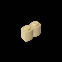 GDS-749 - Brick Special 1 x 2 Palisade [aka Log]