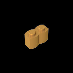 GDS-749 - Brick Special 1 x 2 Palisade [aka Log]
