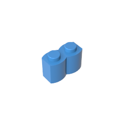 GDS-749 - Brick Special 1 x 2 Palisade [aka Log]