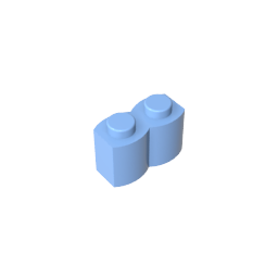GDS-749 - Brick Special 1 x 2 Palisade [aka Log]