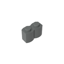 GDS-749 - Brick Special 1 x 2 Palisade [aka Log]