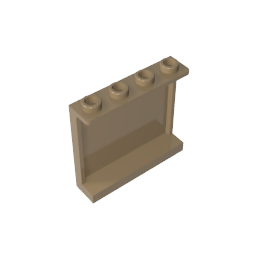 GDS-751 - Panel 1 x 4 x 3 [Side Supports / Hollow Studs]