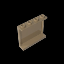 GDS-751 - Panel 1 x 4 x 3 [Side Supports / Hollow Studs]