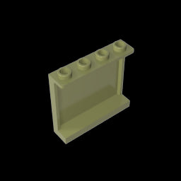 GDS-751 - Panel 1 x 4 x 3 [Side Supports / Hollow Studs]