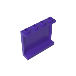 GDS-751 - Panel 1 x 4 x 3 [Side Supports / Hollow Studs]