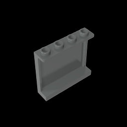 GDS-751 - Panel 1 x 4 x 3 [Side Supports / Hollow Studs]