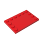 GDS-757 - Plate Special 4 x 6 with Studs on 3 Edges