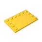 GDS-757 - Plate Special 4 x 6 with Studs on 3 Edges