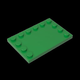 GDS-757 - Plate Special 4 x 6 with Studs on 3 Edges