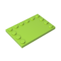 GDS-757 - Plate Special 4 x 6 with Studs on 3 Edges